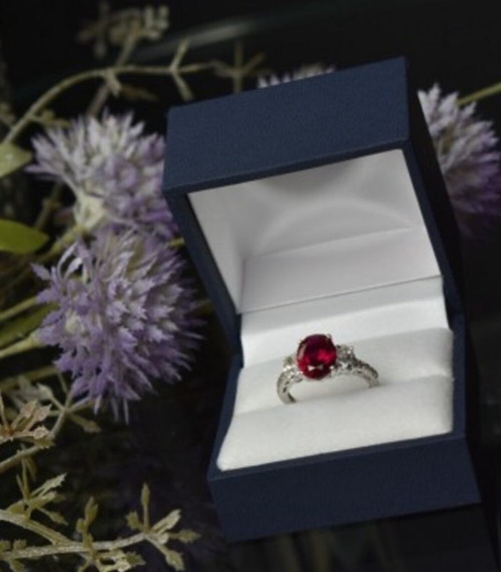 925 Sterling Silver Pink Topaz and CZ Ring Size 6.5